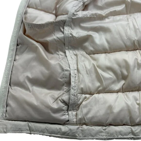 Love Tree Women’s Packable Puffer Vest Beige Size L Lightweight Quilted - Picture 6 of 11